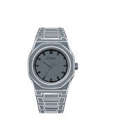 ساعة كاتيرا للرجال بسوار كربوني