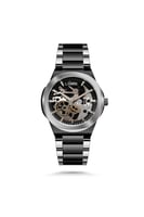 ساعة كاتيرا للرجال بمينا مفتوح وعلبة من الفولاذ