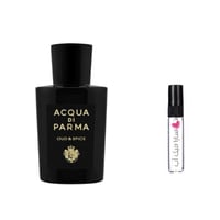 عينة عطر عود اند سبايسي من اكوا دي بارما اودو بارف...