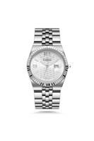 ساعة من كاتيرا رجالية بسير ستيل متعددة الألوان