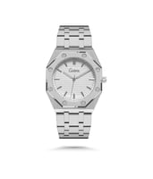 ساعة كاتيرا للرجال بتصميم عصري وعلبة من الفولاذ