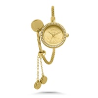 ساعة كاتيرا النسائية المصنوعة من الفولاذ الملتوي