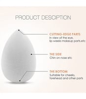 اسفنجة مزج للمكياج من او تو او رمادي فاتح