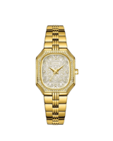 ساعة كاتيرا نسائية بنقش عربي، علبة من الفولاز