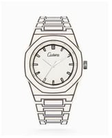 ساعة كاتيرا للرجال بسوار كربوني