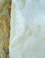 طقم بطانية مزدوج Topkapi لون فضي