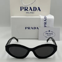 نظارة برادا أسود كامل صغير