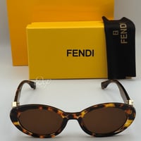 نظارة فيندي تايقر عين القط بعدسة بُني