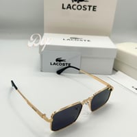 نظارة لأكوست مستطيل ذهبي بعدسة سوداء