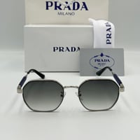 نظارة برادا سداسي عدسة خضراء