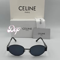 نظارة سيلين أسود كامل