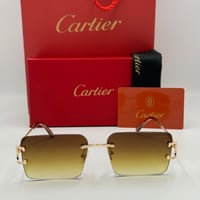 نظارة كارتير بدون أطار بٌني