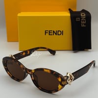 نظارة فيندي تايقر عين القط بعدسة بُني