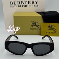 نظارة بربري أسود Eye-cat بعدسة سوداء