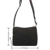 حقيبة كتف اسود حسب الطلب