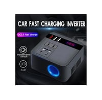 محول الطاقه للسياره بقوة 120w ومعدل 12فولت إلى 24...