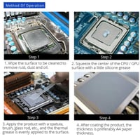 معجون تبريد لوحة المعالج لجميع الأجهزه