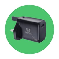 فيش جداري 20w مع كيبل Type-C-Type-C قماشي شركة TEN...