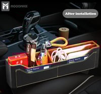 صندوق جلد للاغراض في السياره شركة MOOGMAX