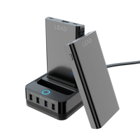 بكج بطارية متنقله 10000mAh مع قاعدة شحن شركة LEAD