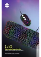 رايدر كومبو لوحة مفاتيح كمبيوتر للألعاب MD1008GK R...