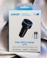 شاحن سيارة 335 انكر - بقوة 67 واط