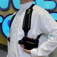 محزم مسدس مخمل | سيفين و نخلة