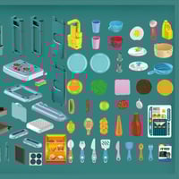 مجموعة المطبخ التفاعلي