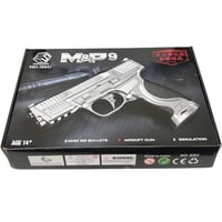 فرد MP9 خرز شكل واقعي لون فضي | مع قطع حديد