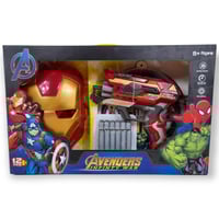 مسدس + قناع ايرون مان