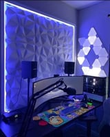 الواح جدارية ثلاثية الأبعاد - 12 قطعه