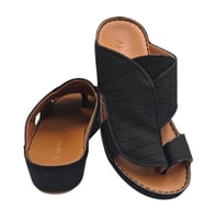 نعال إيطالي فاخر طبي - أسود