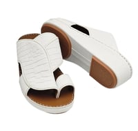 نعال إيطالي فاخر طبي - أبيض