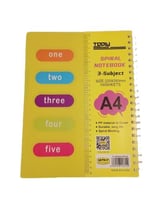 تولي دفتر سلك عربي 100ِ A4