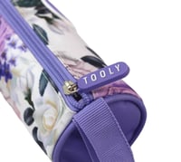 تولي الزهور البنفسجية طقم شنطة ظهر ( 4 قطع )