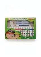 تولي طقم ألوان مائية 12 لون