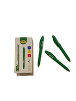 تولي قلم حبر بمساحة 12 حبة لون أخضر