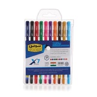 تولي مجموعة أقلام مكونة من 10 ألوان