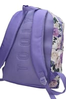 تولي الزهور البنفسجية طقم شنطة ظهر ( 4 قطع )