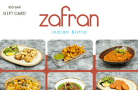 بطاقة زافران المتجر السعودي 100 ريال