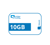 بطاقة موبايلي نت 10 قيقا لمدة 1 شهر