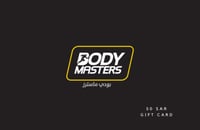 بطاقة بودي ماسترز المتجر السعودي 50 ريال