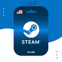 بطاقة ستيم 25 دولار المتجر الأمريكي - Steam Gift C...