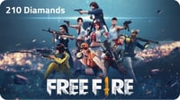 بطاقة فري فاير 210 ألماسة - Free Fire 210 Diamonds