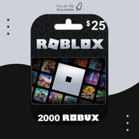 بطاقة روبلوكس 25 دولار المتجر الأمريكي