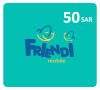 بطاقة فرندي موبايل أكوا 50 ريال