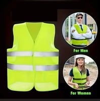 12 حبة سترة سلامة عاكسة بدون جيوب مع طباعة لوجو ال...