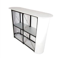 طاولة بوب اب شكل مستقيم مع طباعة عالية الدقة