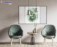 لوحة حائط كانفس بإطار او بدون إطار لطيور تغرد على...