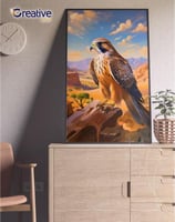 لوحة صقر مطبوعة عالية الدقة على قماش الكانفس